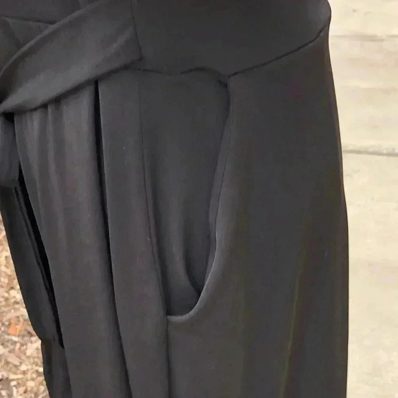 Torrid Surplice Flutter Sleeve Black Romper Size 12 - Picture 8 of 11